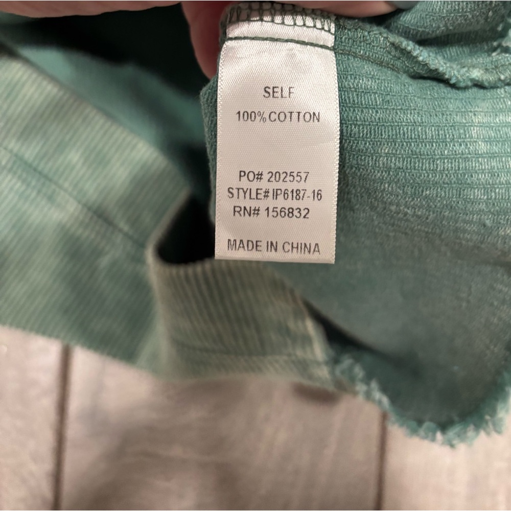 Sequined corduroy football jacket Size Large 100% Cotton - Picture 8 of 9